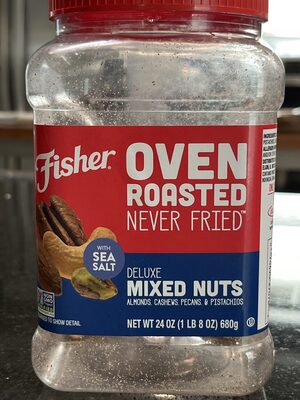 Oven Roasted Never Fried Deluxe Mixed Nuts