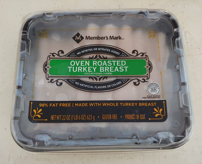 Oven roasted turkey breast