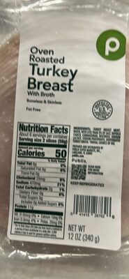 Oven Roasted Turkey Breast With Broth