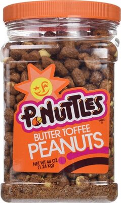 P nuttles butter toffee covered peanuts