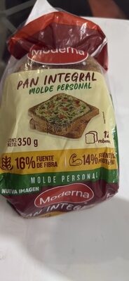 PAN INTEGRAL MOLDE PERSONAL