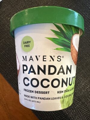 Pandan Coconut Frozen Dessert