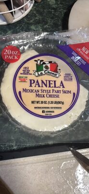Panela Mexican Style Part Skim Milk Cheese