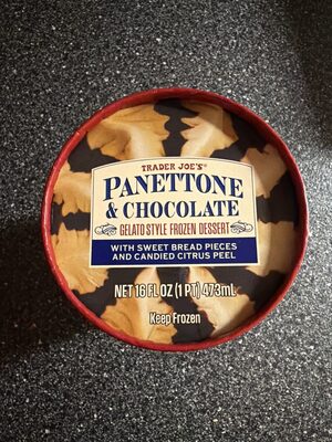 Panettone & Chocolate Gelato Style Frozen Dessert