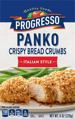 Panko italian style bread crumbs box
