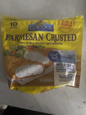 Parmesan Crusted Breaded Fish Fillets