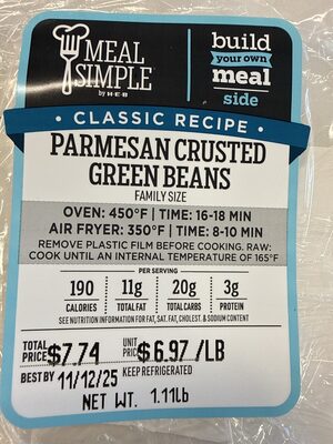 Parmesan Crusted Green Beans