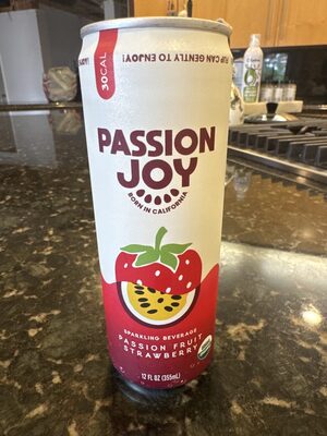 Passion Fruit Strawberry Sparkling Beverage
