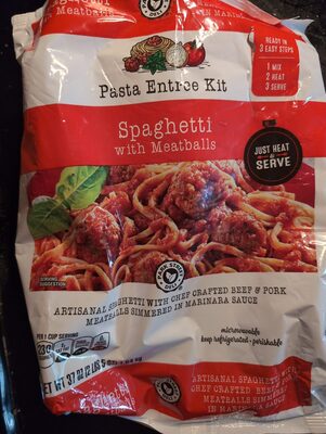 Pasta Entree Kit Spaghetti With Meatballs