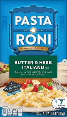 Pasta roni herb and butter rigatoni mix