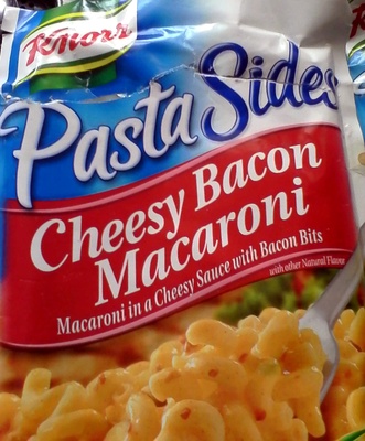 Pasta sides cheesey bacon macaroni
