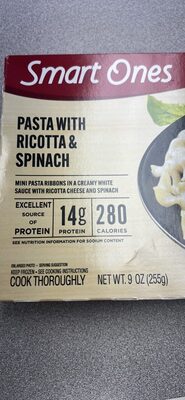 Pasta with Ricotta & Spinach