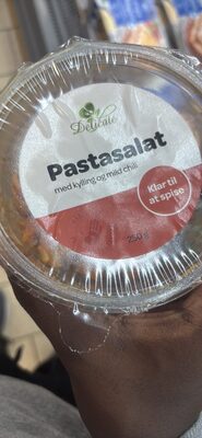 Pastasalat med kylling og mild chili
