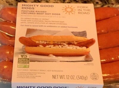 Pasture Raised Uncured Beef Hot Dogs