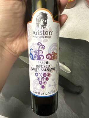 Peach Infused White Balsamic Vinegar