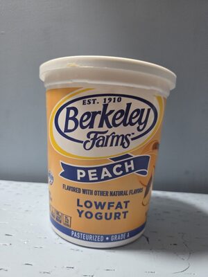 Peach Low Fat Yogurt