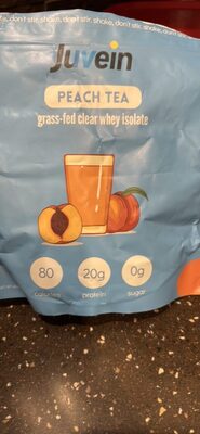 Peach Tea grass-fed clear whey isolate