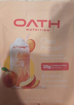 Peaches & Cream Clear Protein
