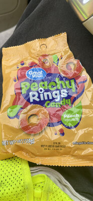 Peachy Rings Candy