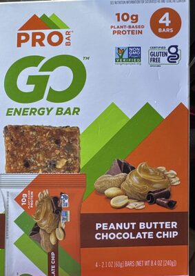 Peanut Butter Chocolate Chip Energy Barc