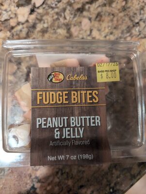 Peanut Butter & Jelly Fudge Bites