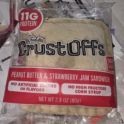 Peanut Butter & Strawberry Jam Sandwich