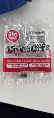 Peanut Butter & Strawberry Jam Sandwich