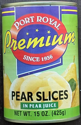 Pear slices