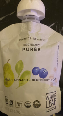 Pear + Spinach + Blueberry + Oat