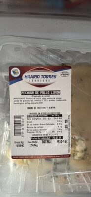 PECHUGA DE POLLO LIMON