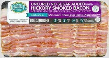 Pederson's natural farms uncured hickory smoked bacon