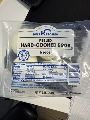 Peeled Hard-Cooked Egg