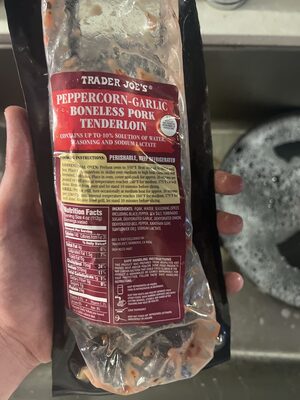 Peppercorn-garlic Boneless Pork Tenderloin