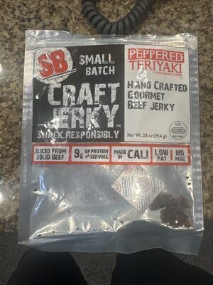 Peppered Teriyaki Jerky