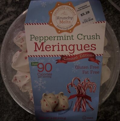 Peppermint Crush Meringues