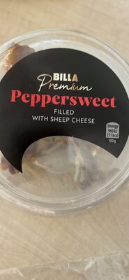 Peppersweet filled with sheep cheese