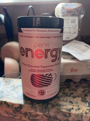 Perk Energy White Chocolate Peppermint
