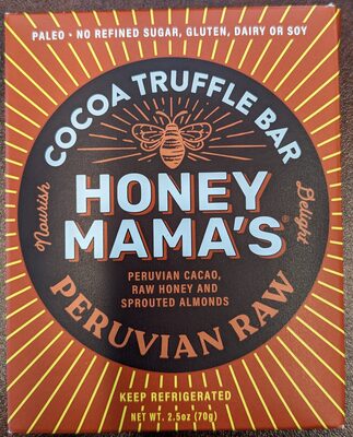 Peruvian Raw Cocoa Truffle Bar