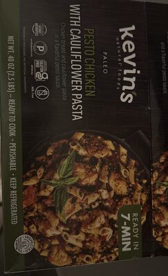 Pesto chicken with cauliflower pasta