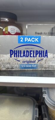 Philadelphia original 1/3 less fat cream cheese