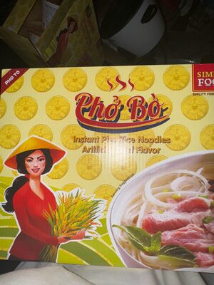 Pho Bo (Instant Pho Rice Noodles)