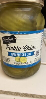 Pickle Chips Hamburger Dill