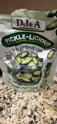 PICKLE-LICIOUS PICKLE FLAVORED CUCUMBER CRISPS