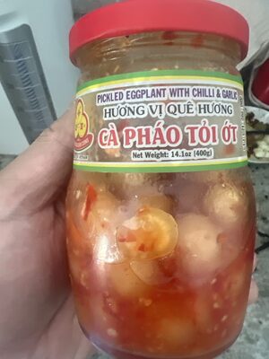 Pickled Eggplant With Chili & Garlic
