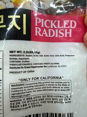Pickled Radish