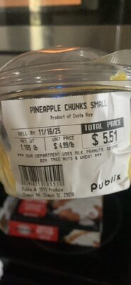 PINEAPPLE CHUNKS SMALL