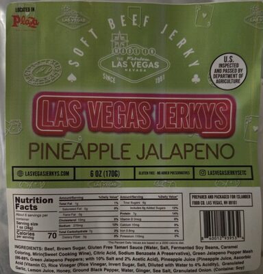 Pineapple Jalapeno Jerky