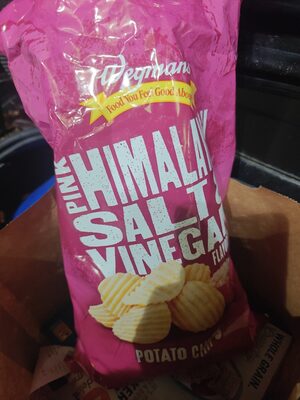 Pink Himalayan Salt and Vinegar Potato Chips