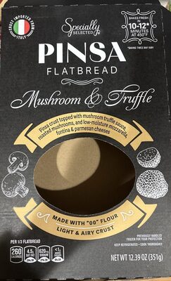 Pinsa Flatbread Mushroom & Truffle