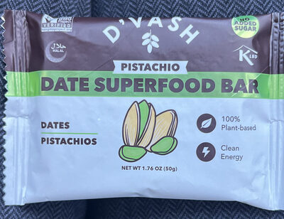 Pistachio Date Superfood Bar